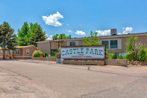 Castle Park Sign and Entrance